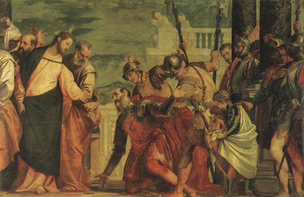 VERONESE (Paolo Caliari) Jesus and the Centurion France oil painting art